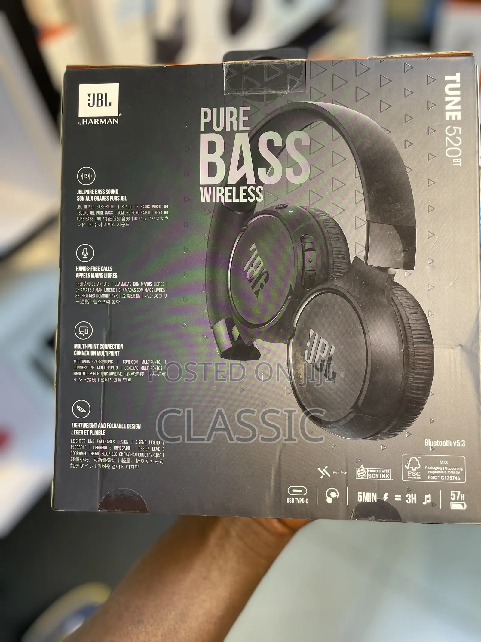 JBL Tune 520bt Wireless Headphones