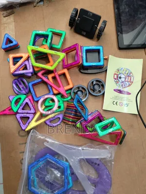 Jasonwell Magnetic Building Blocks With Letters and Numbers