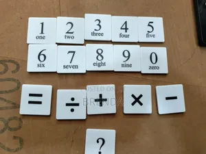 Jasonwell Magnetic Building Blocks With Letters and Numbers