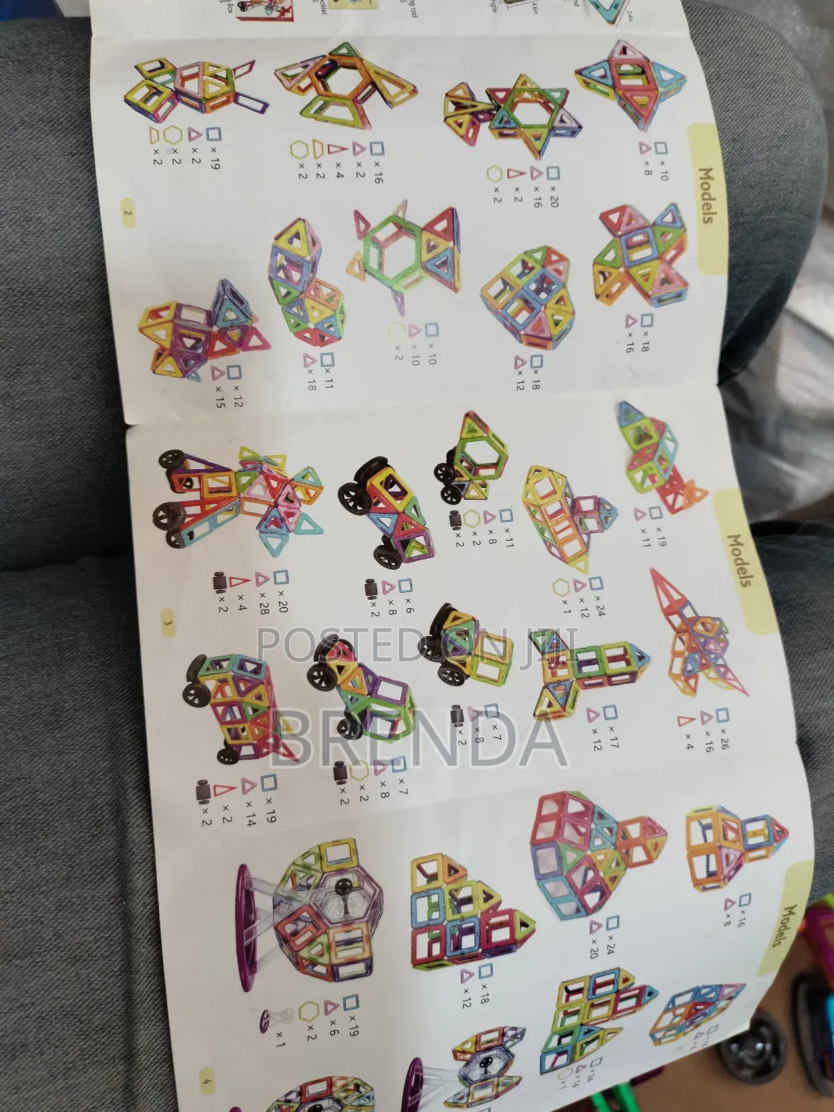 Jasonwell Magnetic Building Blocks With Letters and Numbers