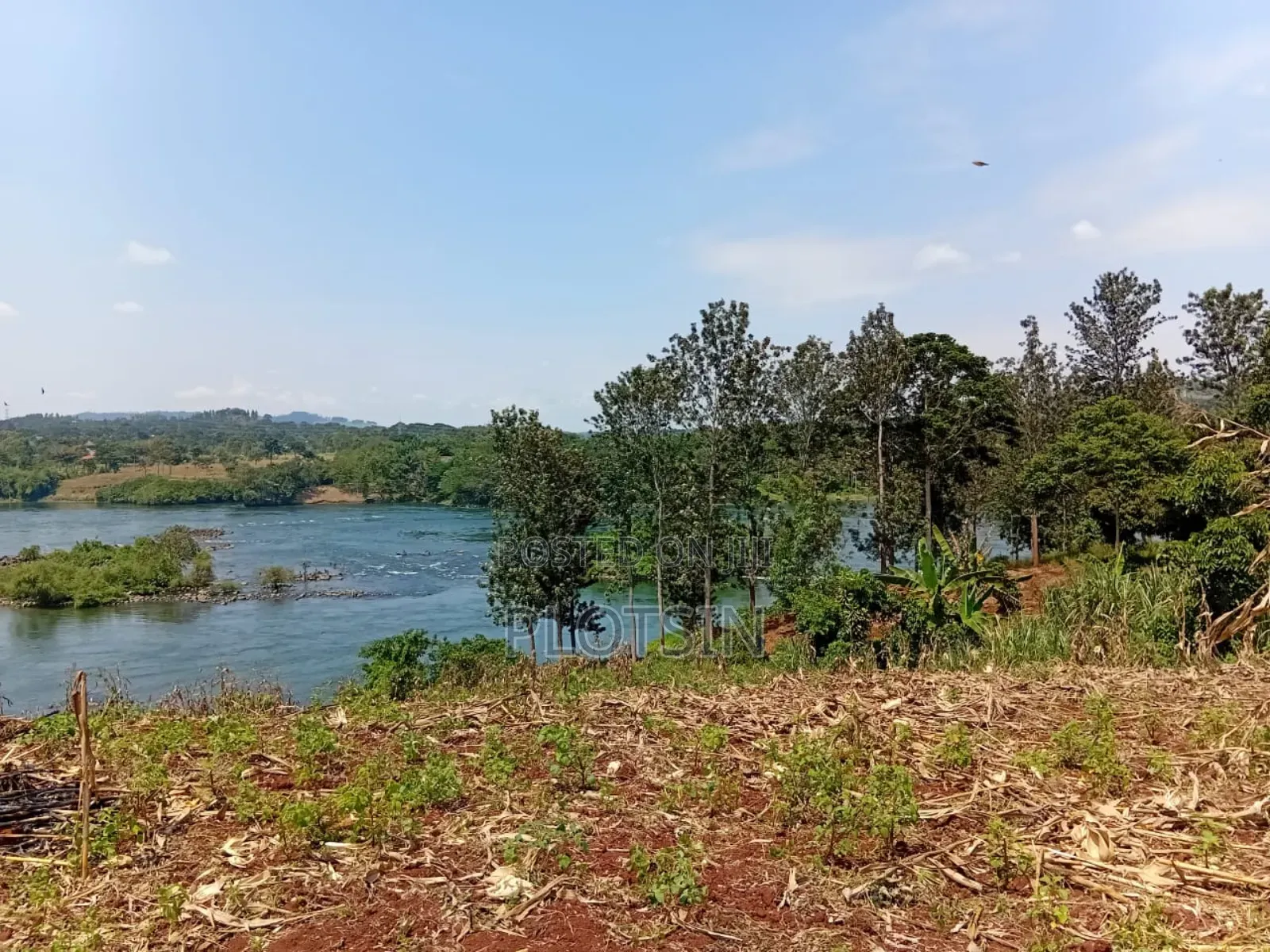 2 Acres Riverfront Land With Small Falls_freehold Title,Jinja City