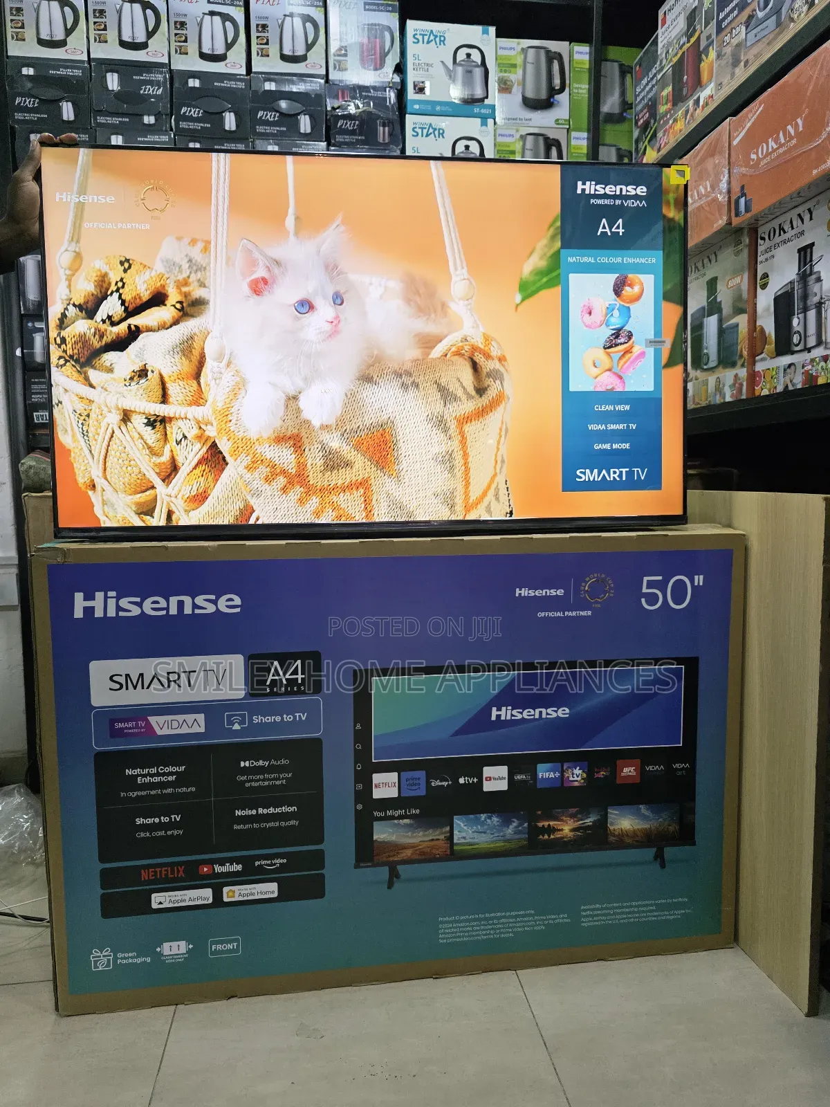 Brand New Hisense 50inches A4 Series Vidaa Smart Tv at Discount Price