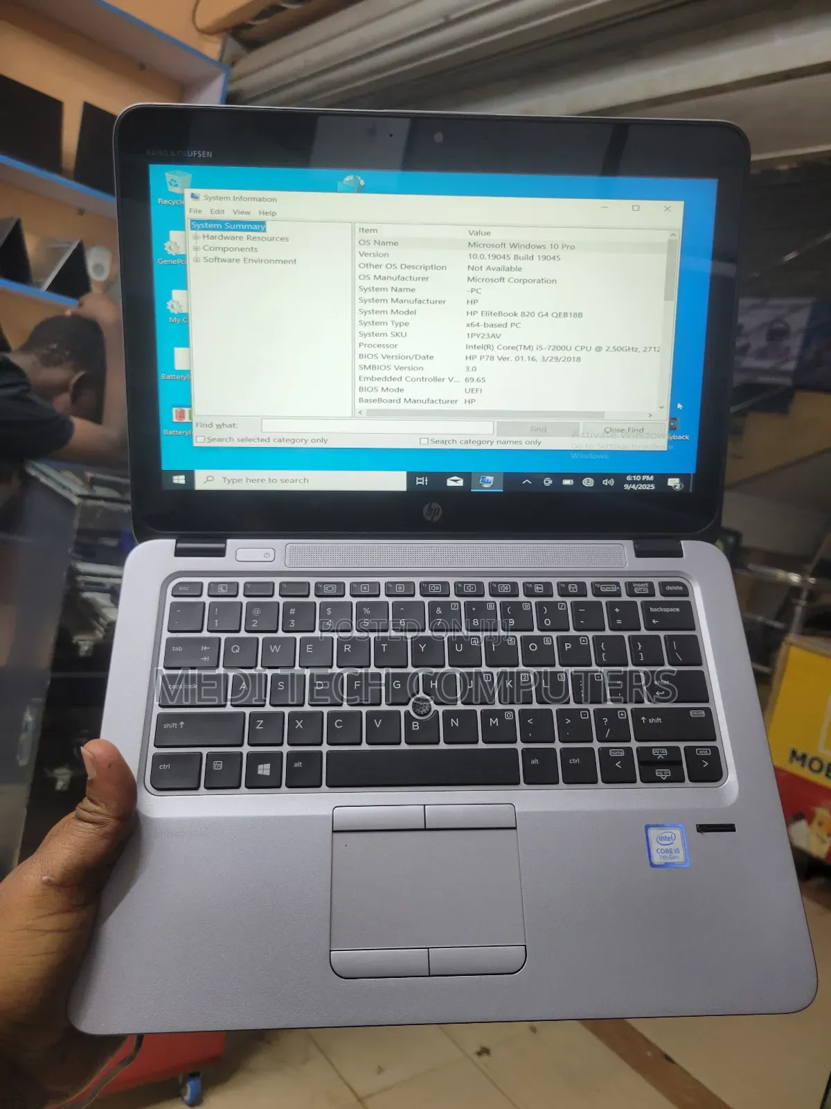 Laptop HP EliteBook 820 G4 8GB Intel Core I5 SSD 256GB