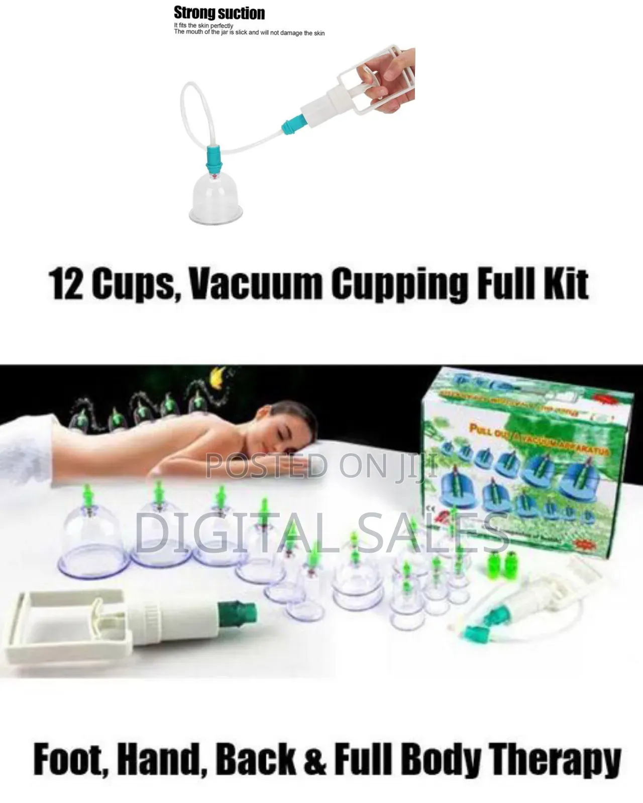 Hijama Cupping Kit Cups Cupping Therapy Set.
