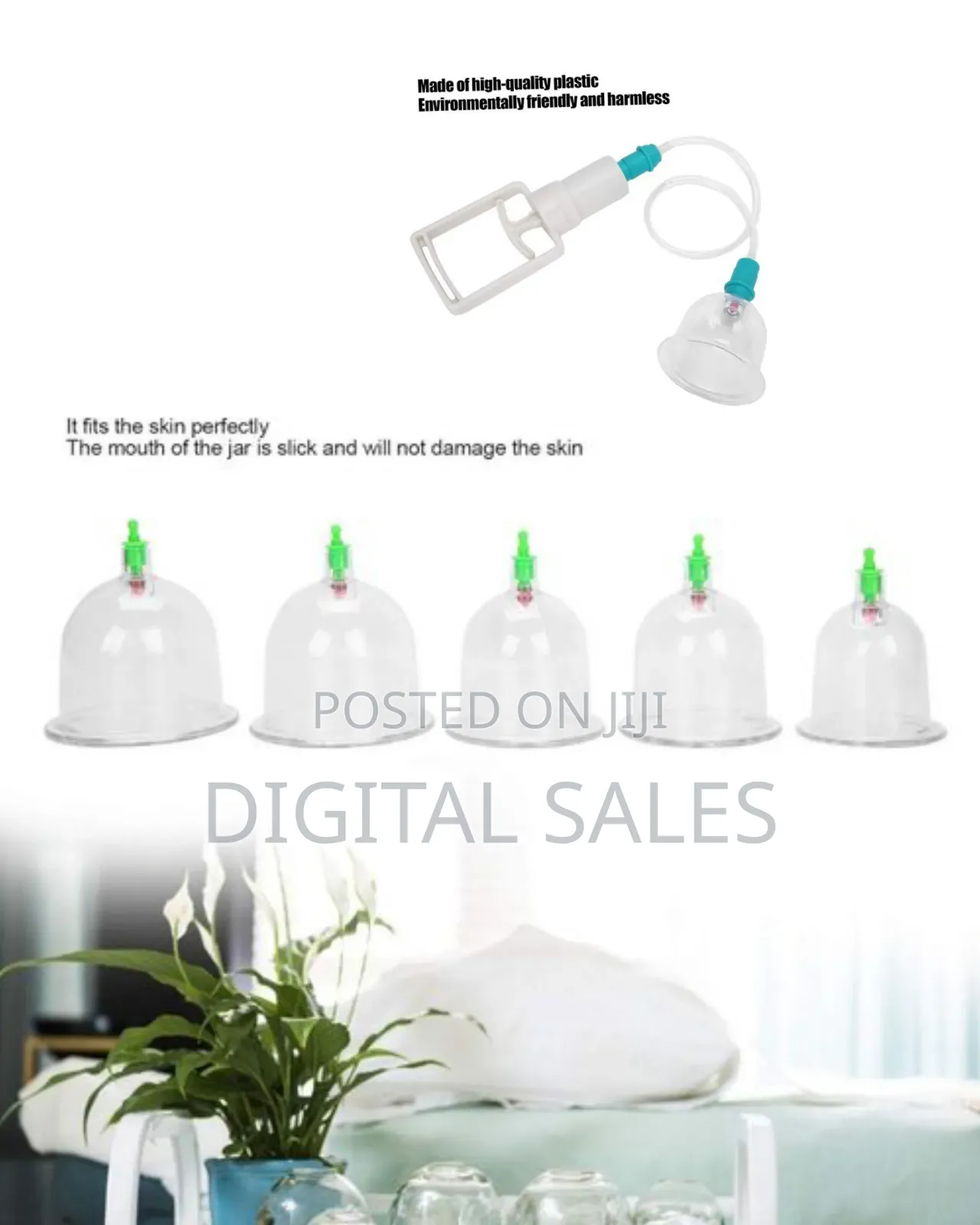 Hijama Cupping Kit Cups Cupping Therapy Set.
