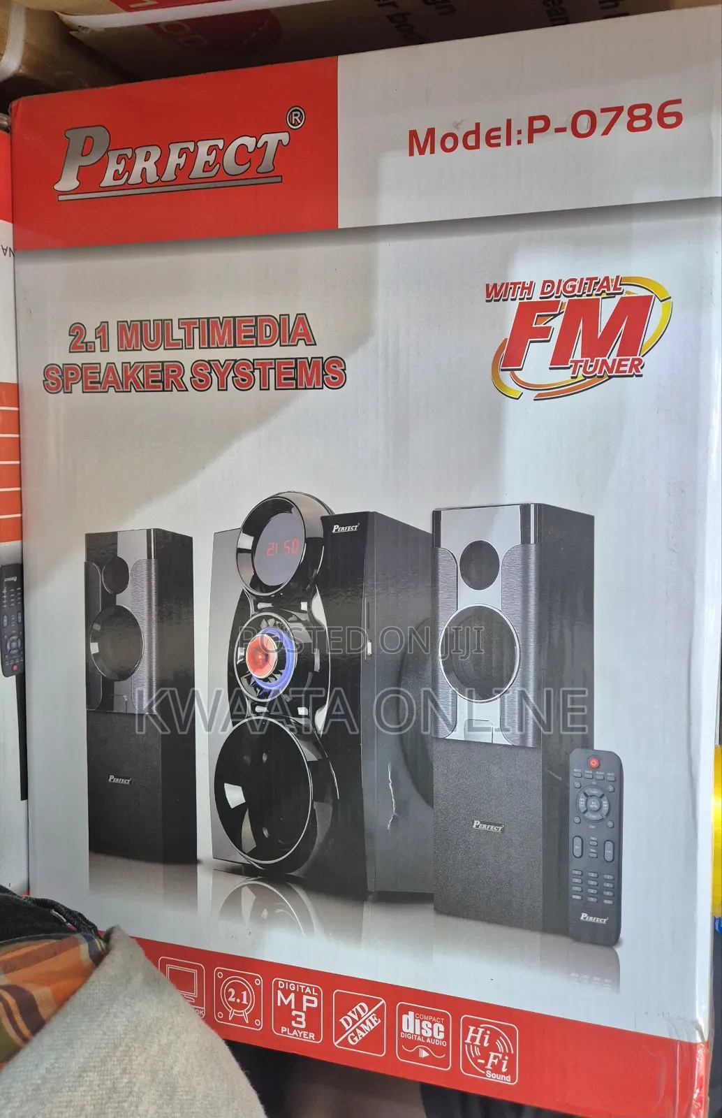 2.1ch.Perfect P-0786 Multimedia Speaker Systems
