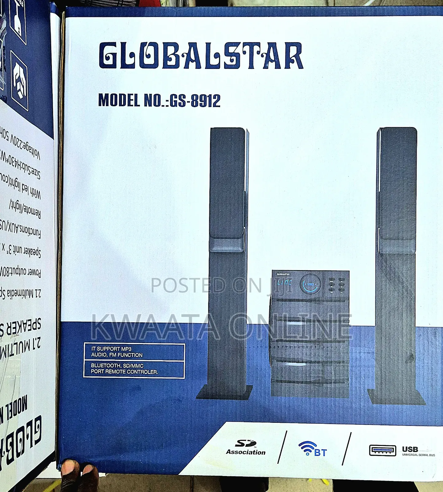 2.1ch Global Star Bluetooth Home Speaker System Gs-8912