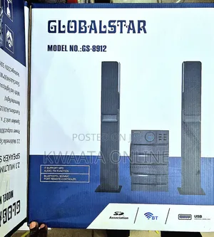 2.1ch Global Star Bluetooth Home Speaker System Gs-8912