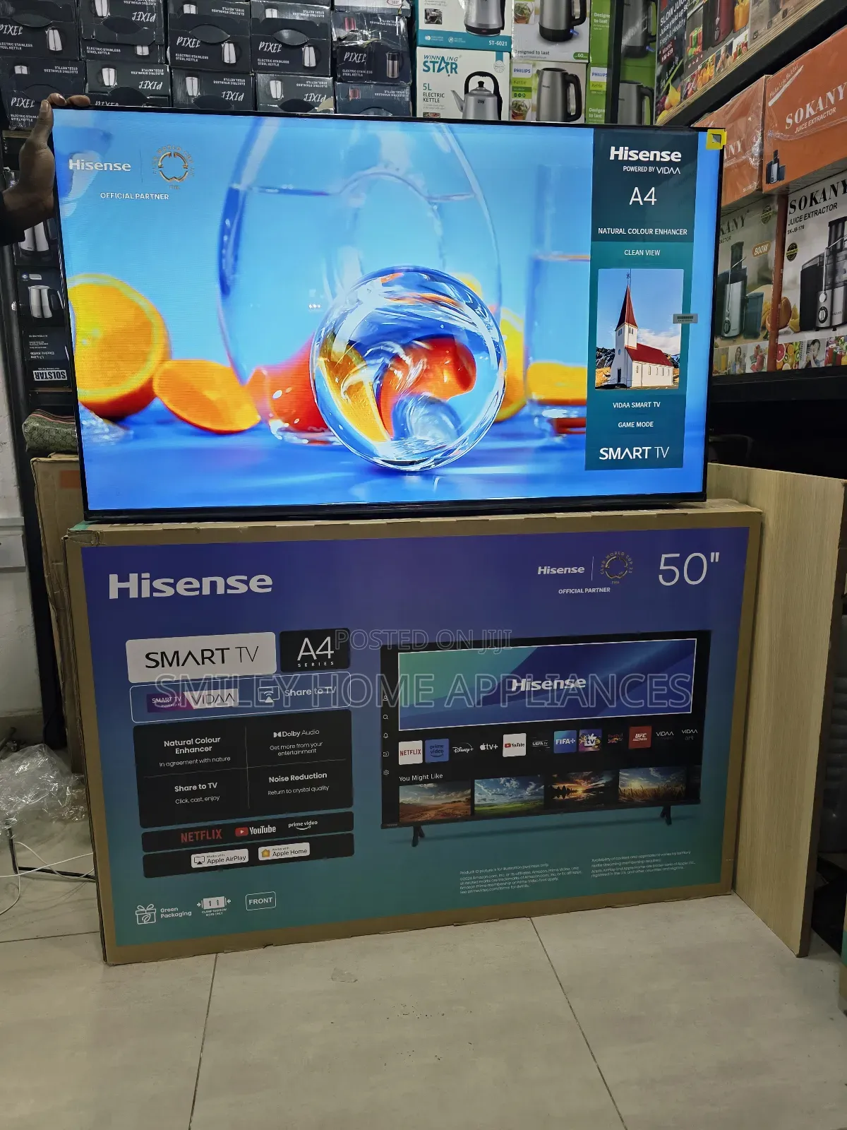 Hisense Brand New 50inches Smart Tv A4 Series at an Affordable Price