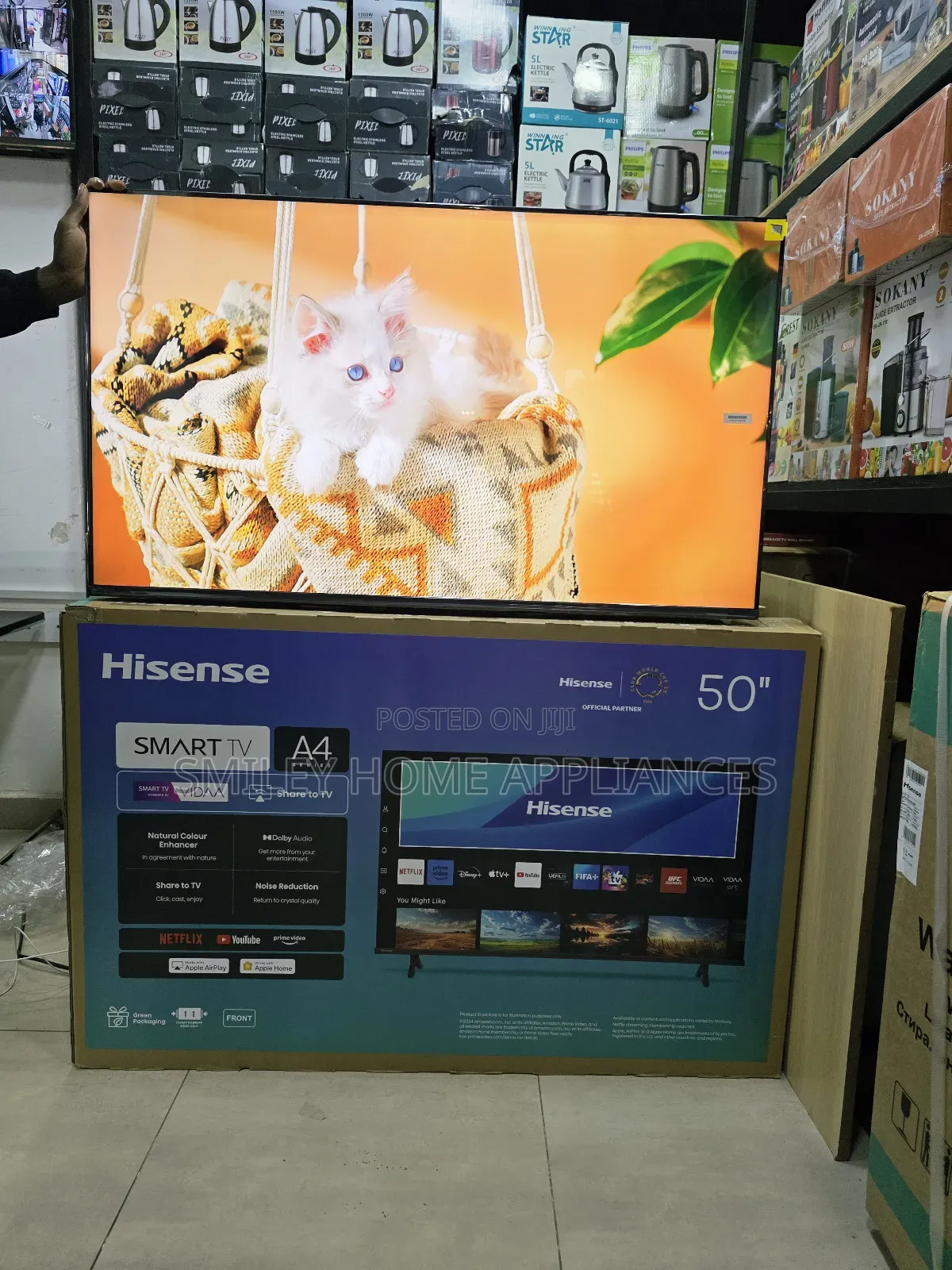 Beeyi Powa for 50inches Hisense Smart Vidaa Tv With Free to Air