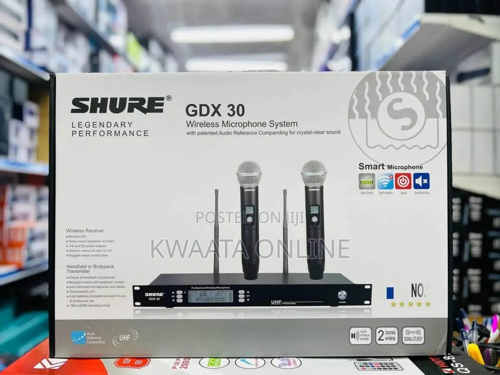 Uhf Shure Wireless Microphone System Gdx30