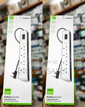 Belkin 4-Way Surge Protection Strip With 2 Meters Cord Length