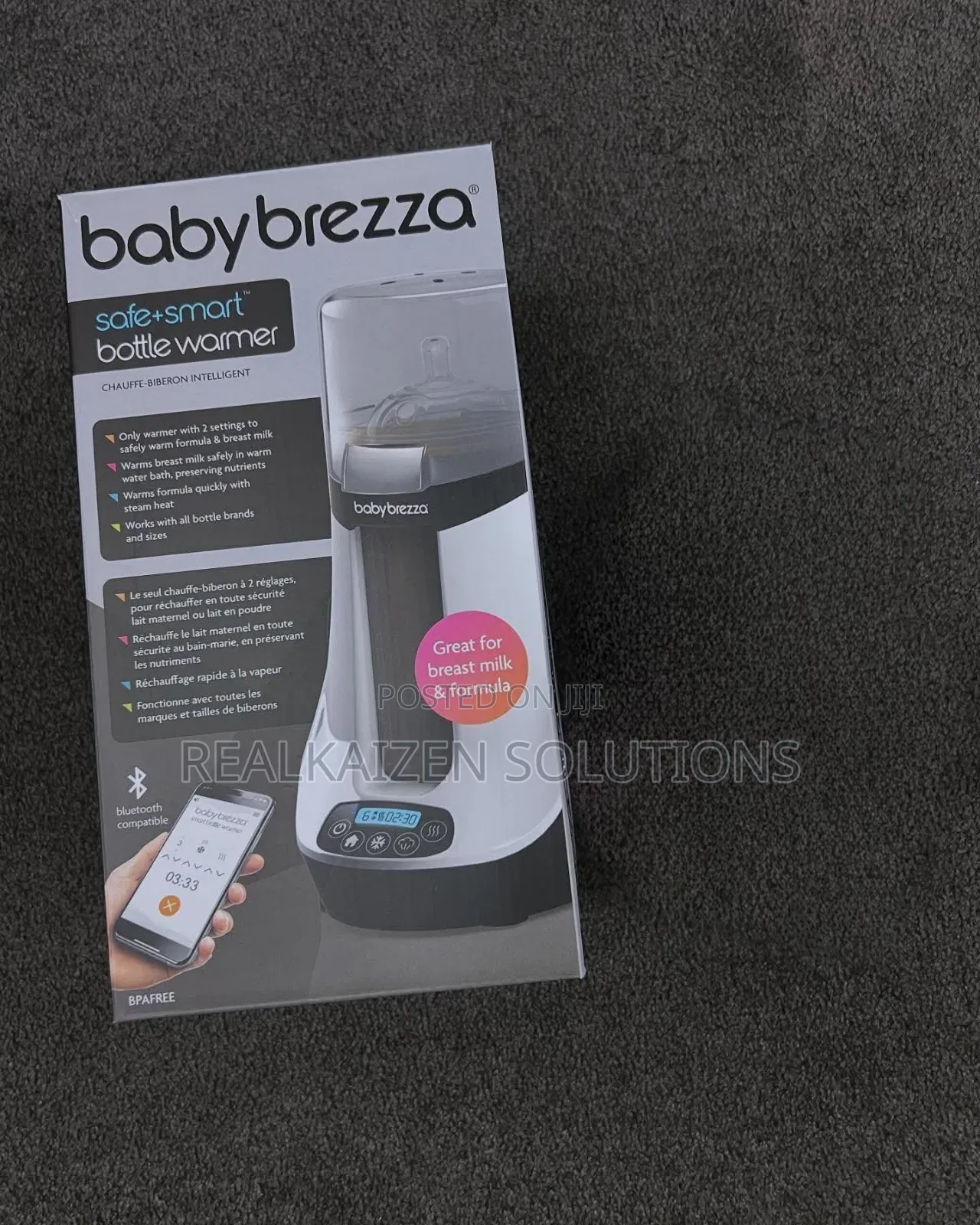 Baby Brezza Bluetooth Smart Baby Bottle Warmer| Breastmilk Warmer