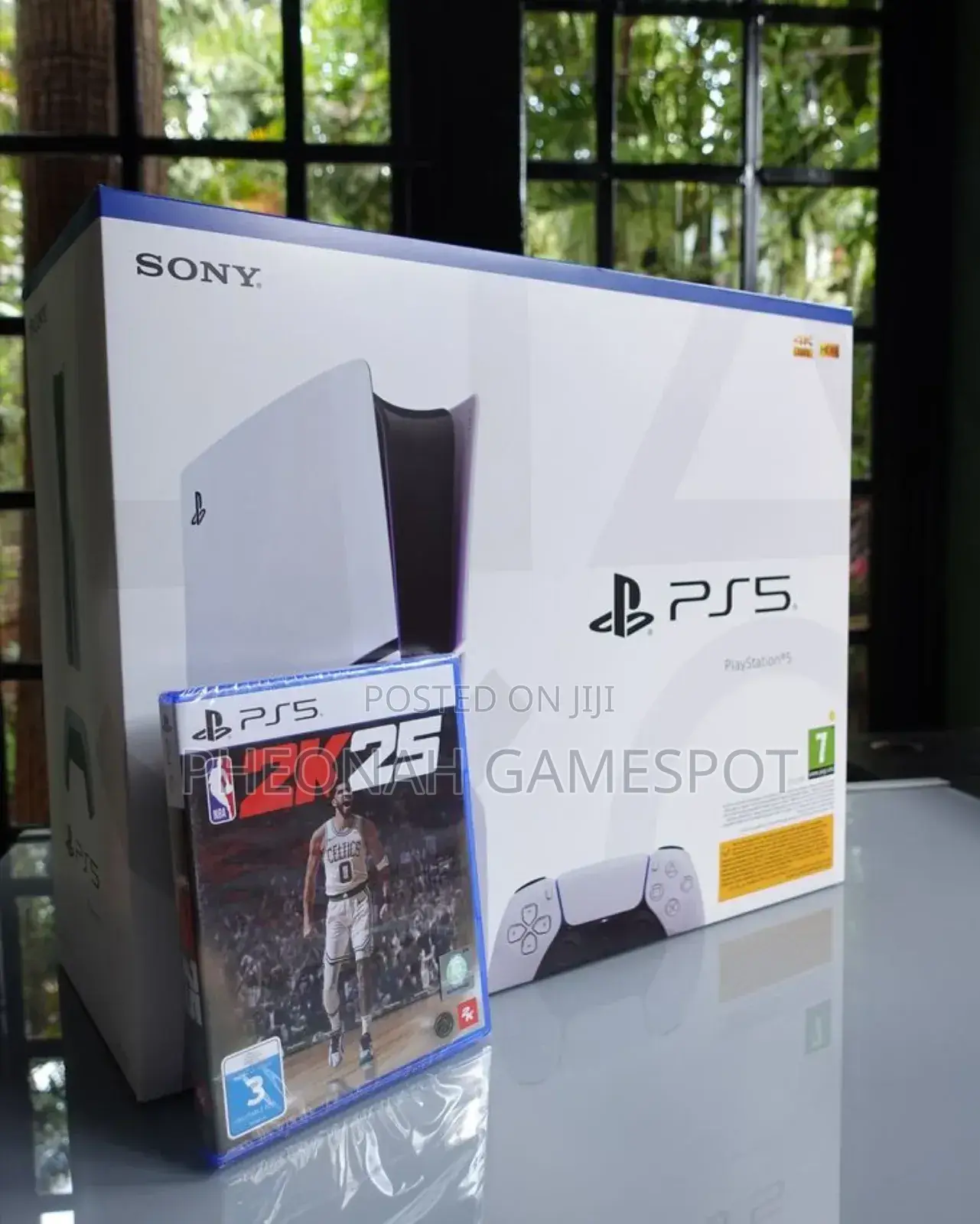 Ps5 Slim: Console, Controller, and Two Games to Begin Your Journey.