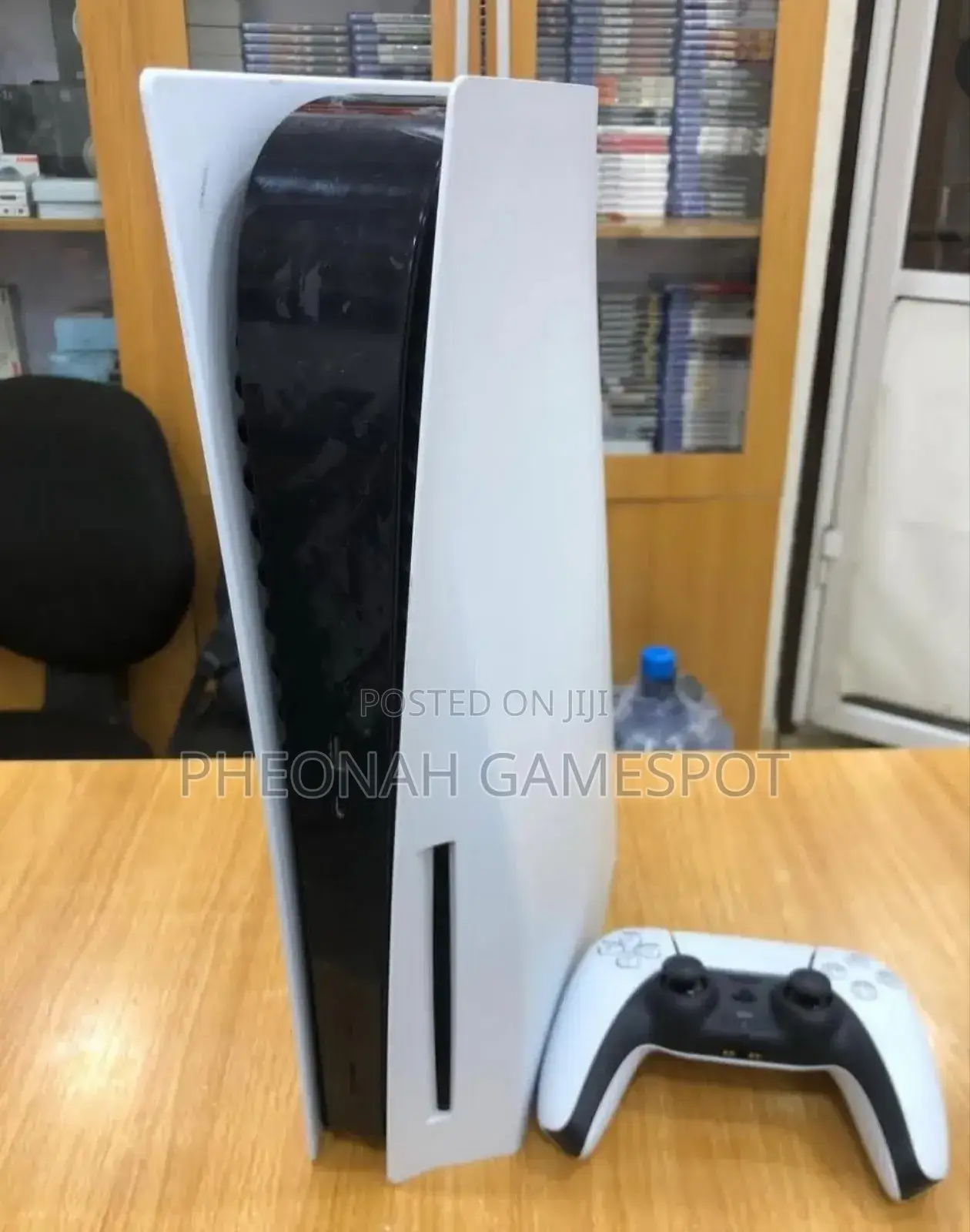 Used Playstation 5 Standard Ready to Play With 2 Controllers + 2 Games
