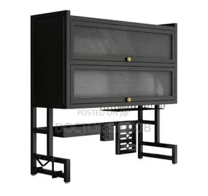 Dustproof Double Dish Cabinet Organiser Rack