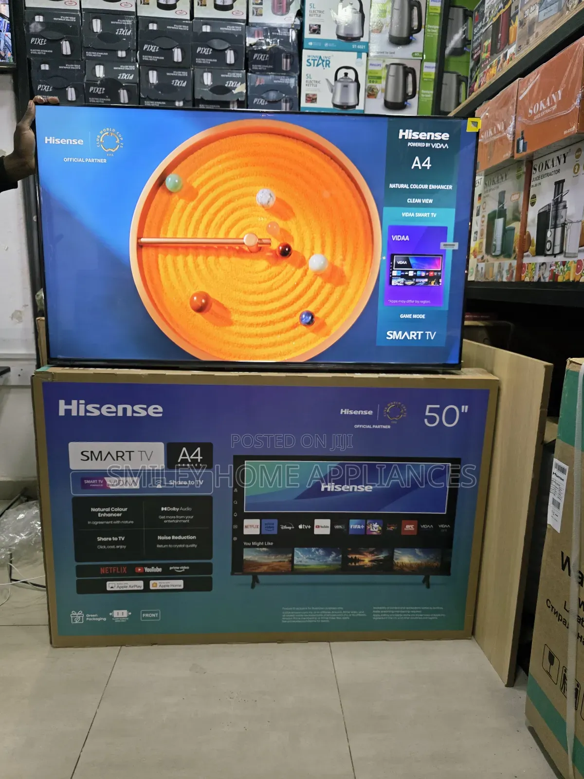 Beeyi Layisi on Hisense 50inches Vidaa Smart Tv With 3 Yers Warranty