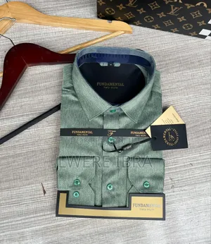 Fundamental Office Shirts for Men Size M-2xl