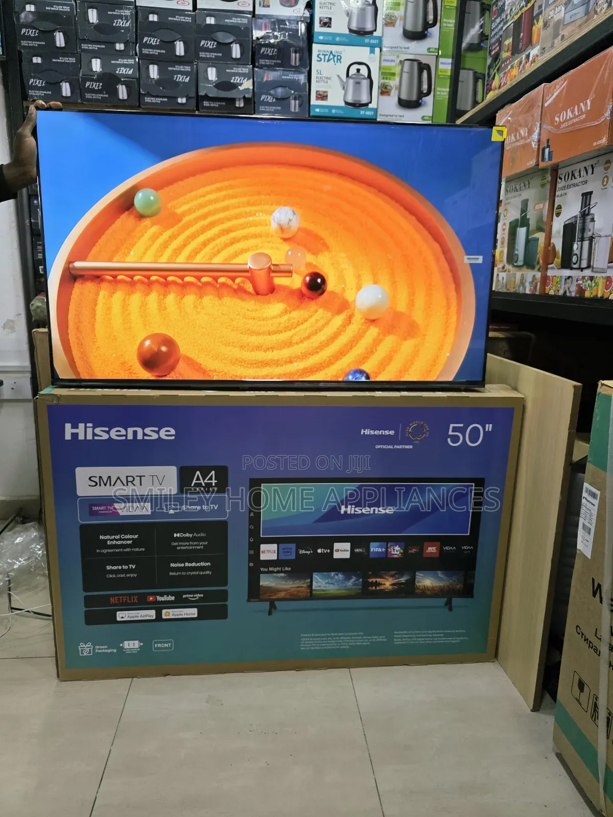 50inches Hisense 1080p Vidaa Smart Tv at 20% Discount Price Reduction
