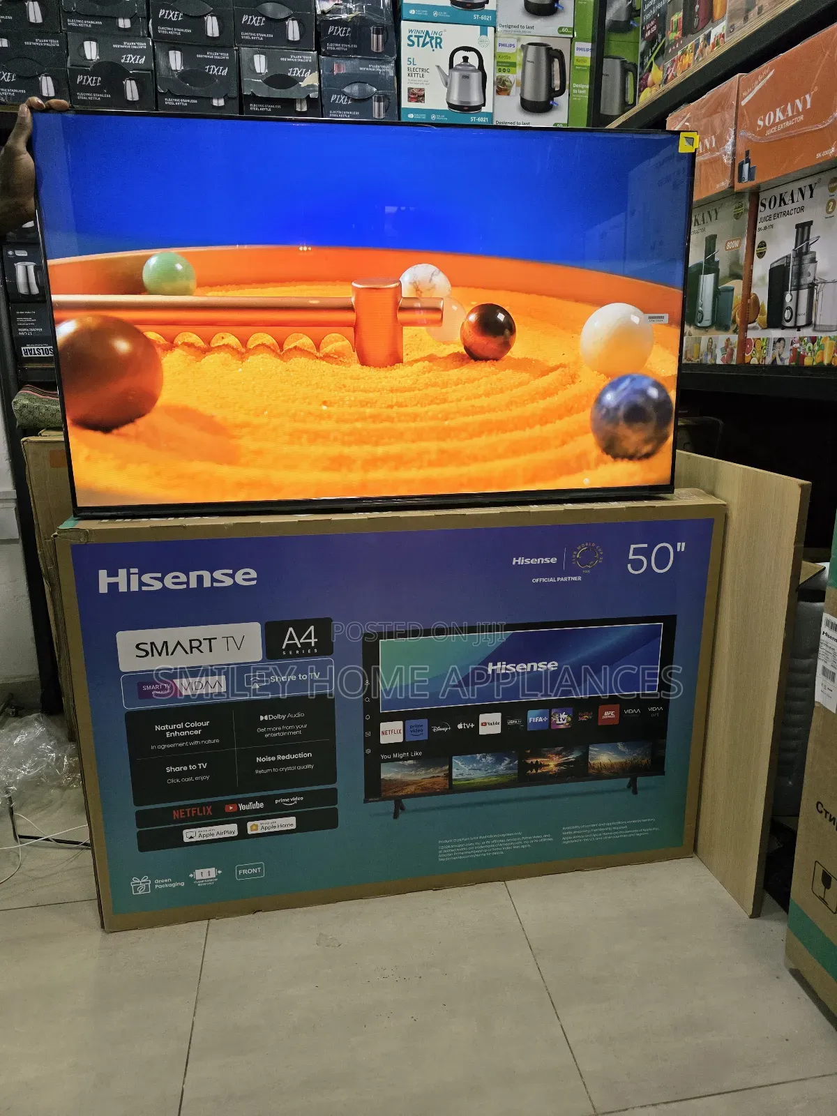 20% Reduction Price Sales on 50inches Hisense Vidaa Smart Tv