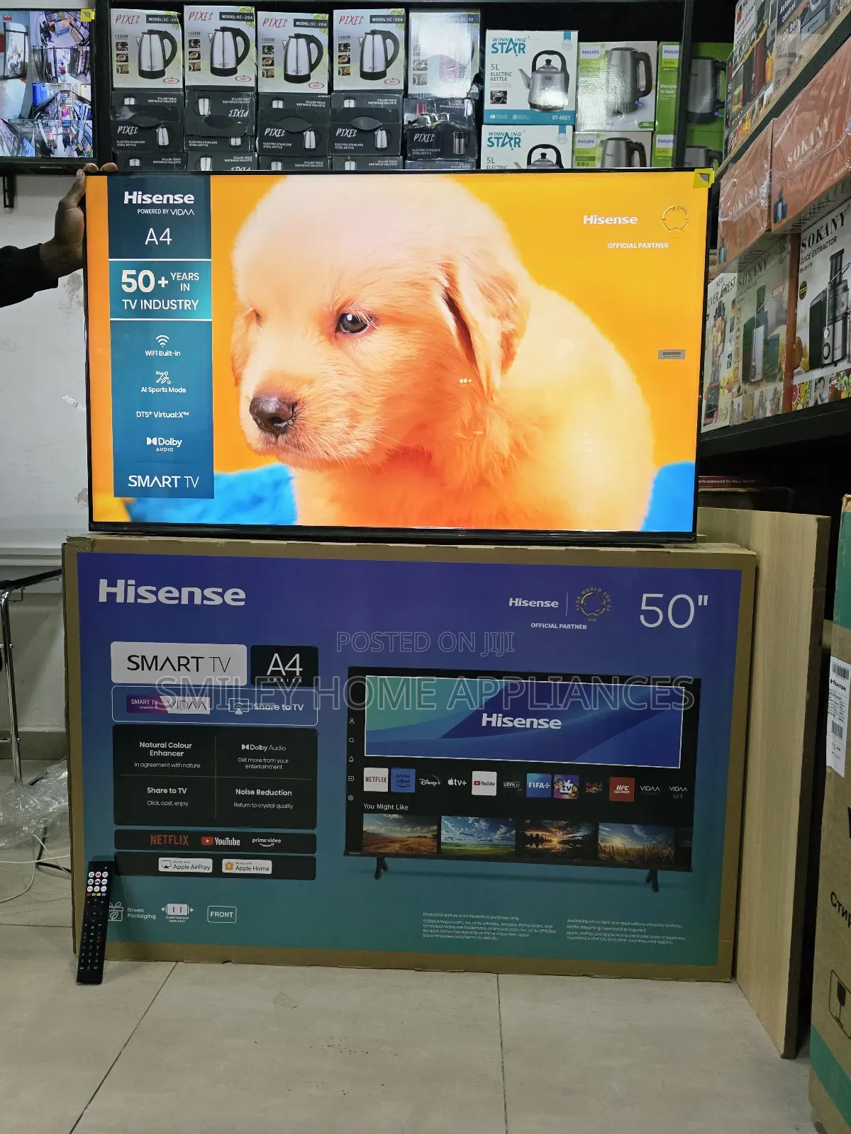 20% Reduction Price Sales on 50inches Hisense Vidaa Smart Tv