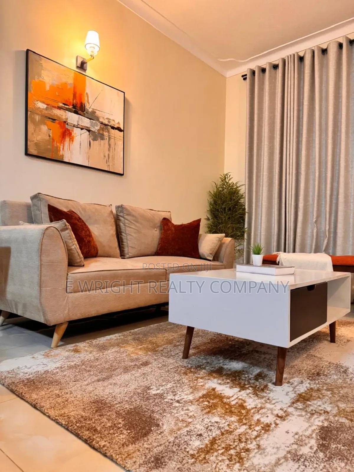 1 Bedroom Luxurious Furnished Airbnb Apartment for Rent in Kyanja
