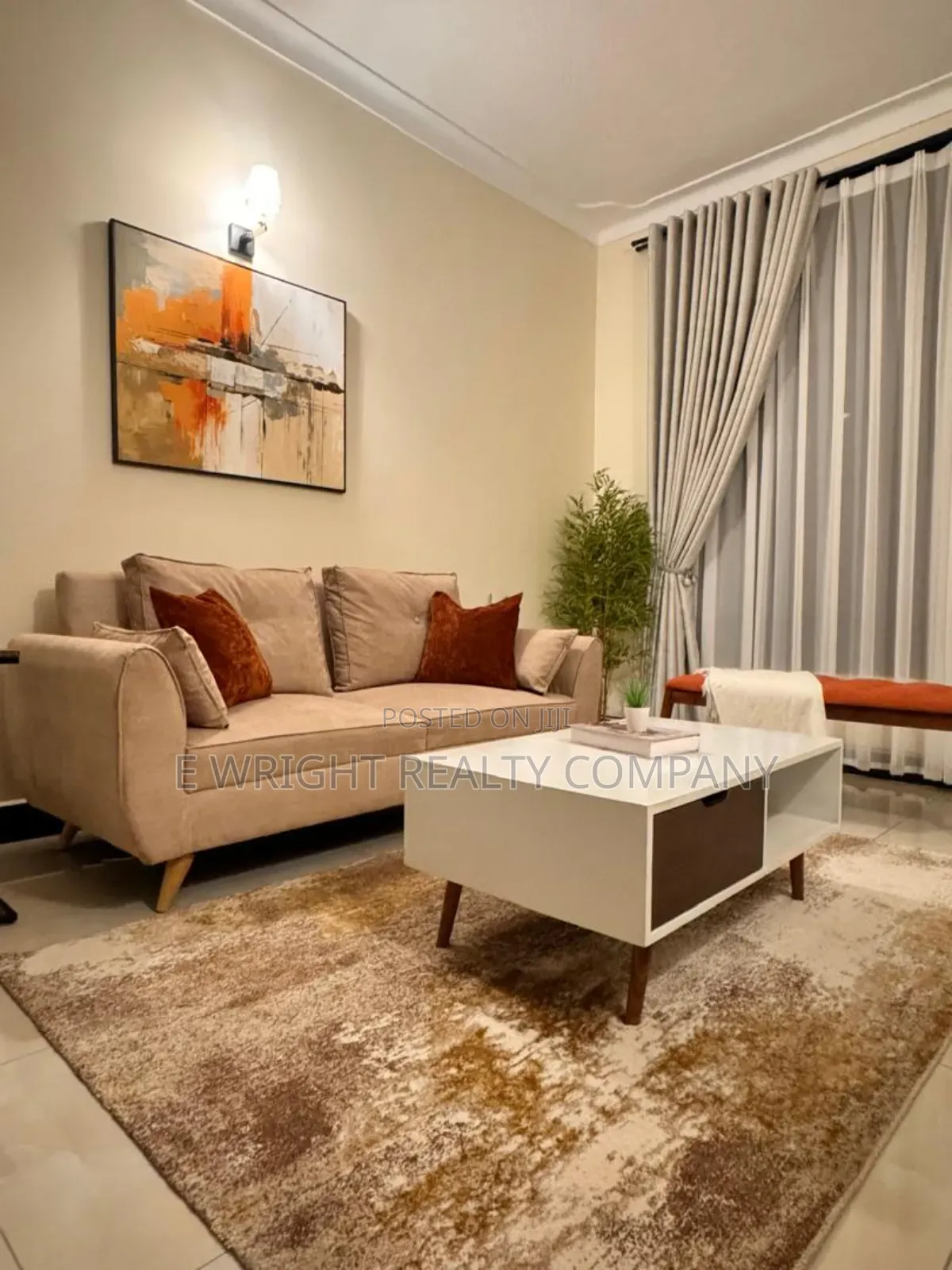 1 Bedroom Luxurious Furnished Airbnb Apartment for Rent in Kyanja