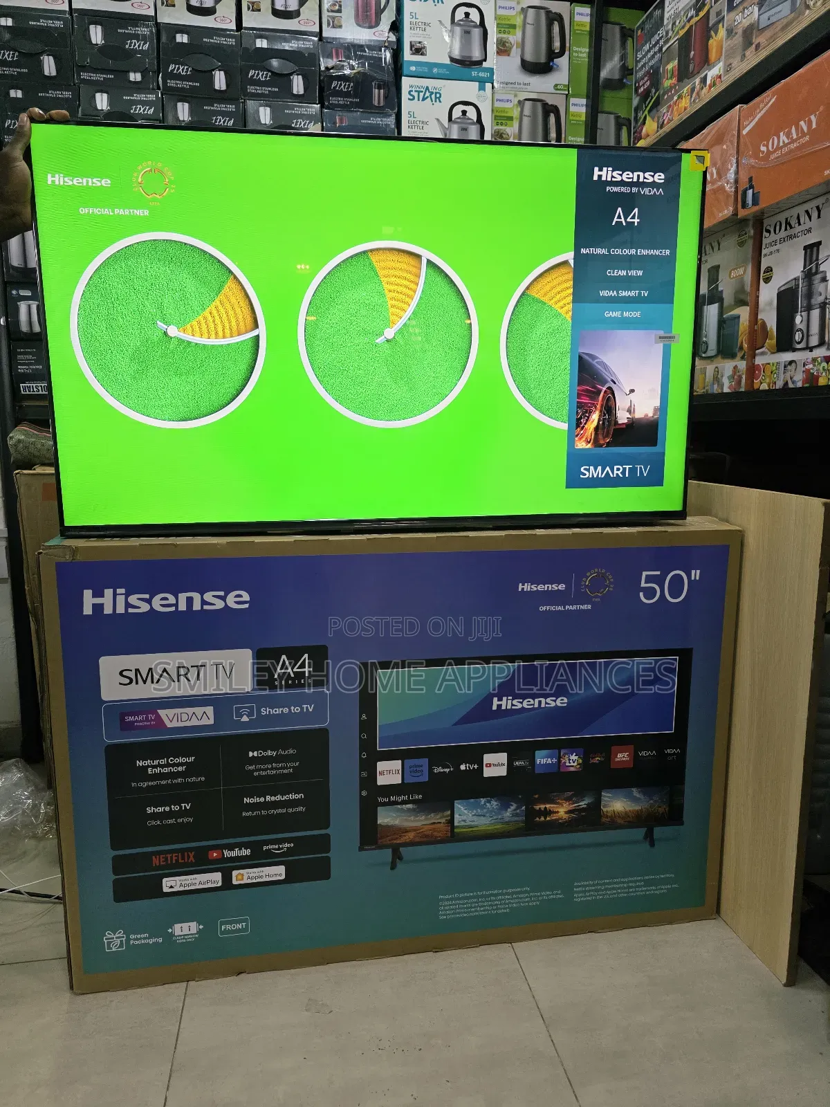 Hisense 50inches Smart Vidda Tv With 3 Years Warranty at Beeyi Dodolo