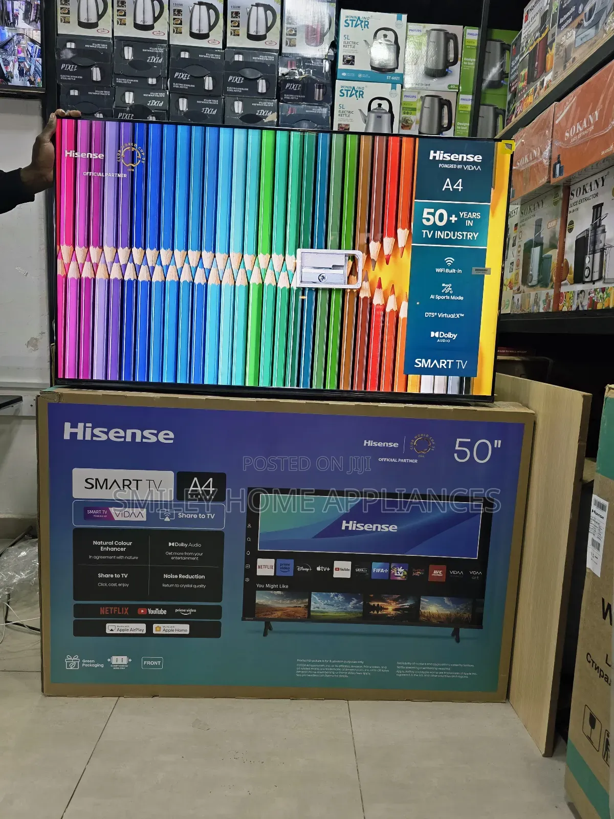 Hisense 50inches Vidaa Smart A4 Series Fullhd 1080p at 20%Discount Sale