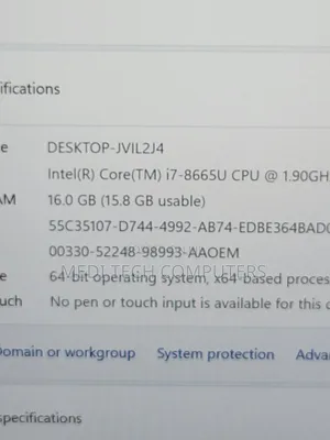 Laptop Dell Latitude 7400 16GB Intel Core I7 SSD 256GB