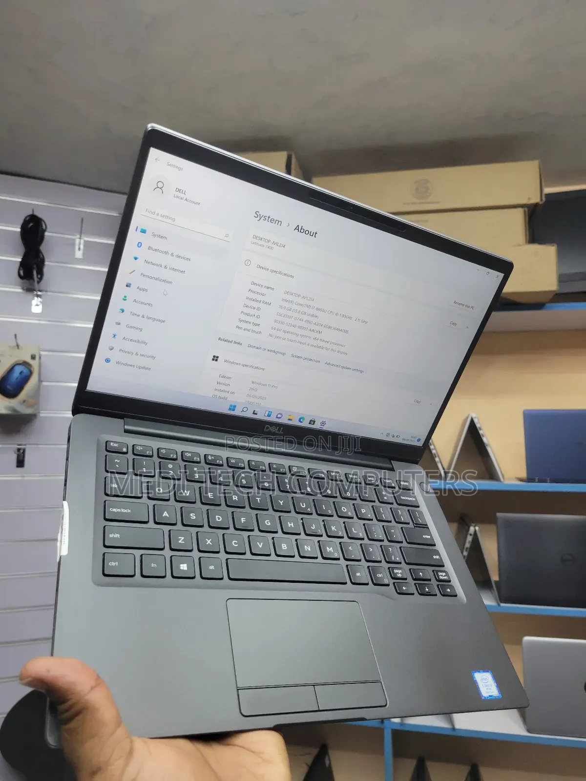 Laptop Dell Latitude 7400 16GB Intel Core I7 SSD 256GB