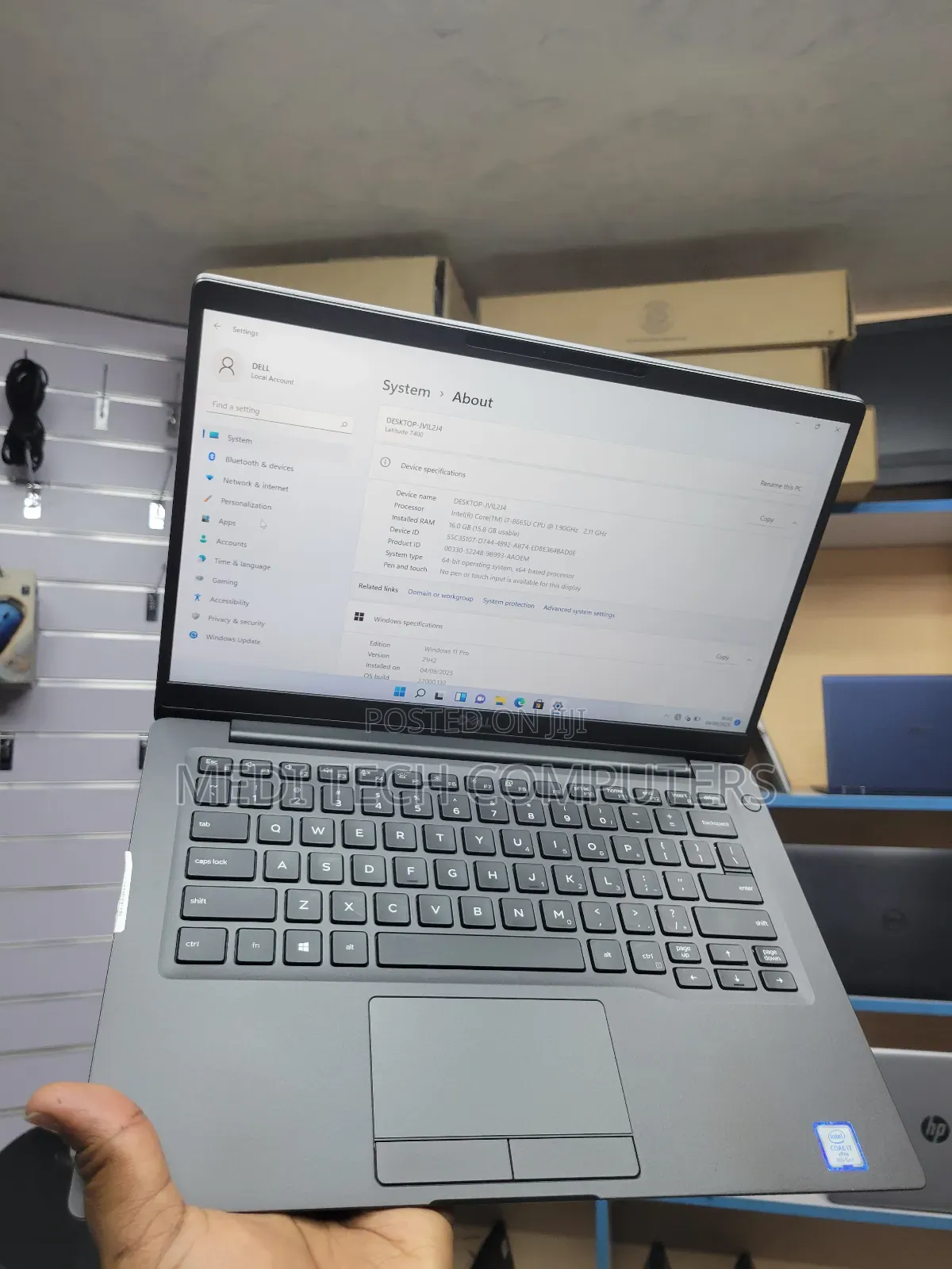 Laptop Dell Latitude 7400 16GB Intel Core I7 SSD 256GB