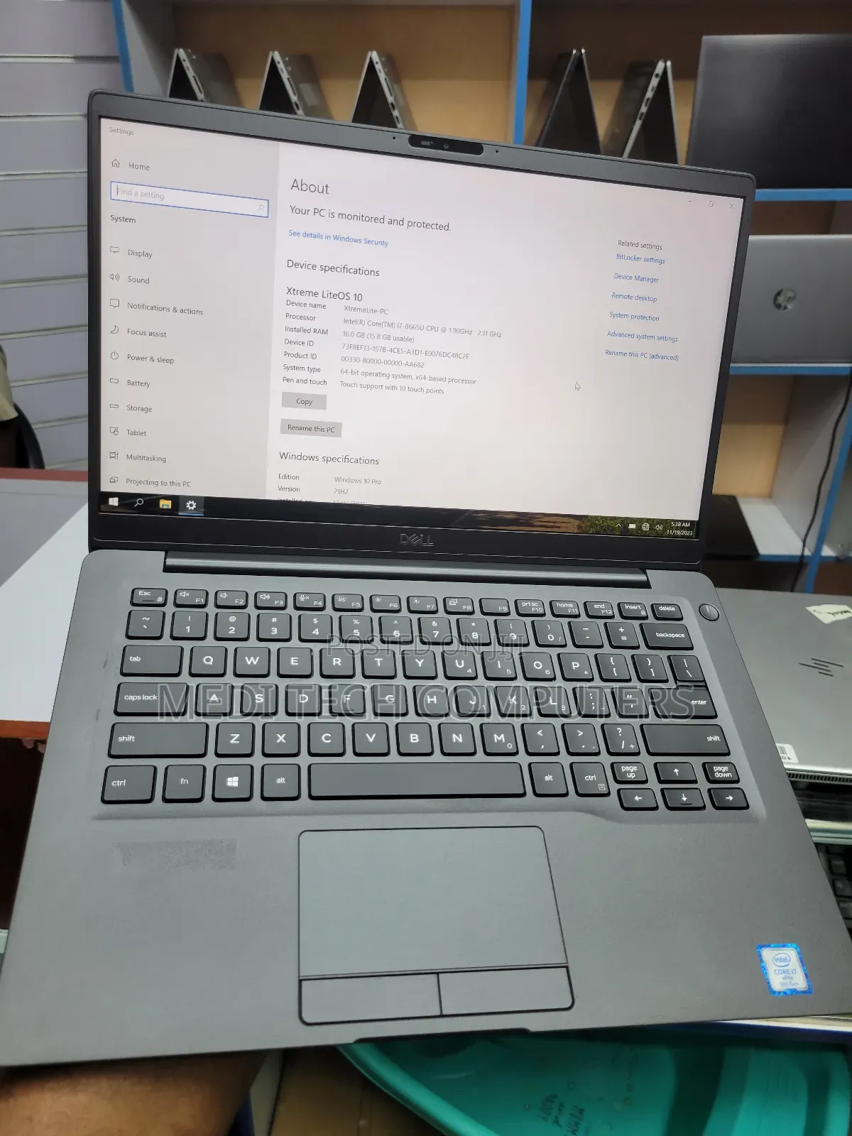 Laptop Dell Latitude 7400 16GB Intel Core I7 SSD 256GB