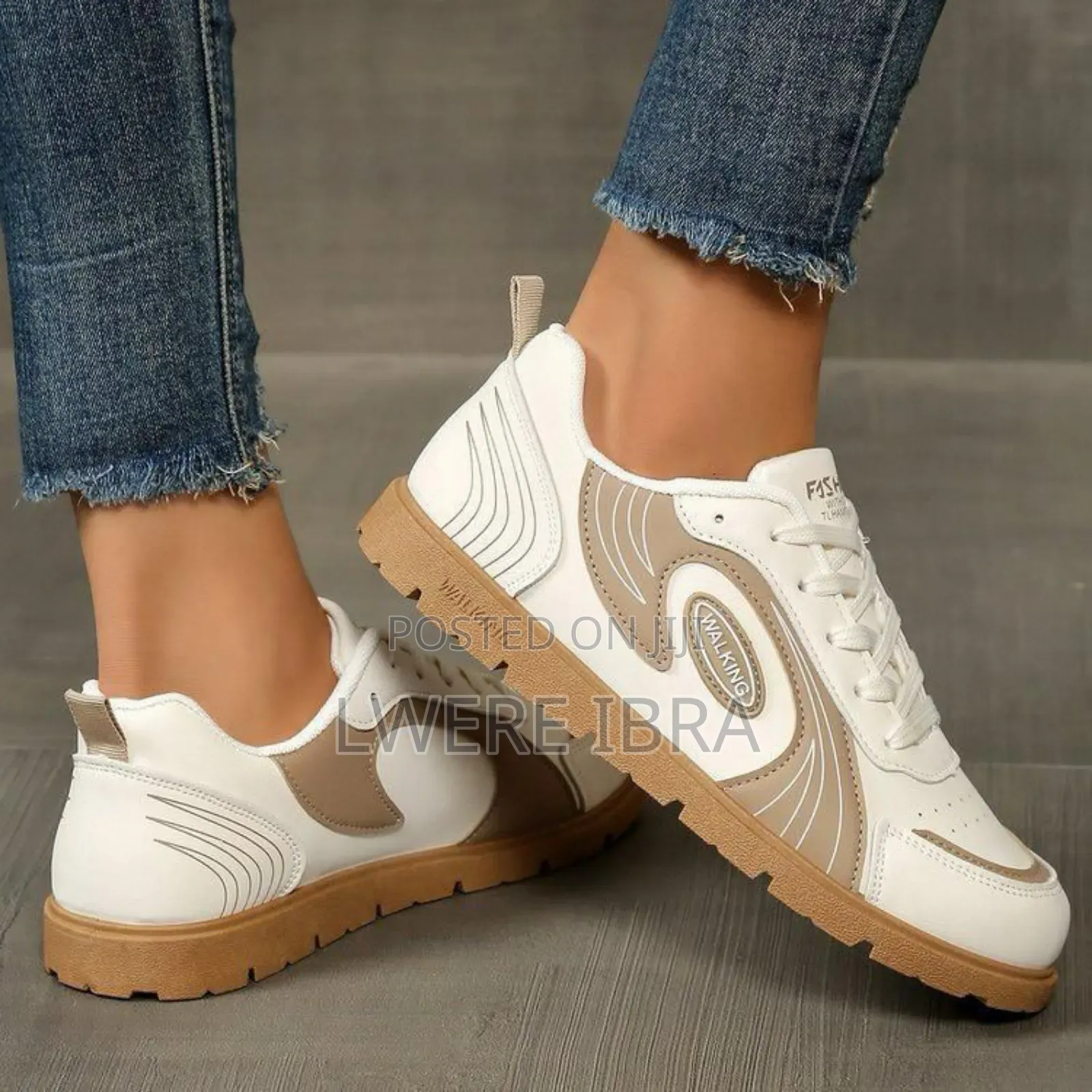 Ladies White Sneakers Size 37-42