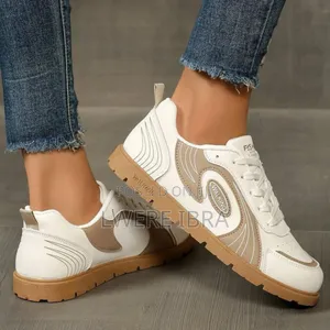 Ladies White Sneakers Size 37-42