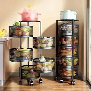Multi Layer Kitchen Rotating Rack