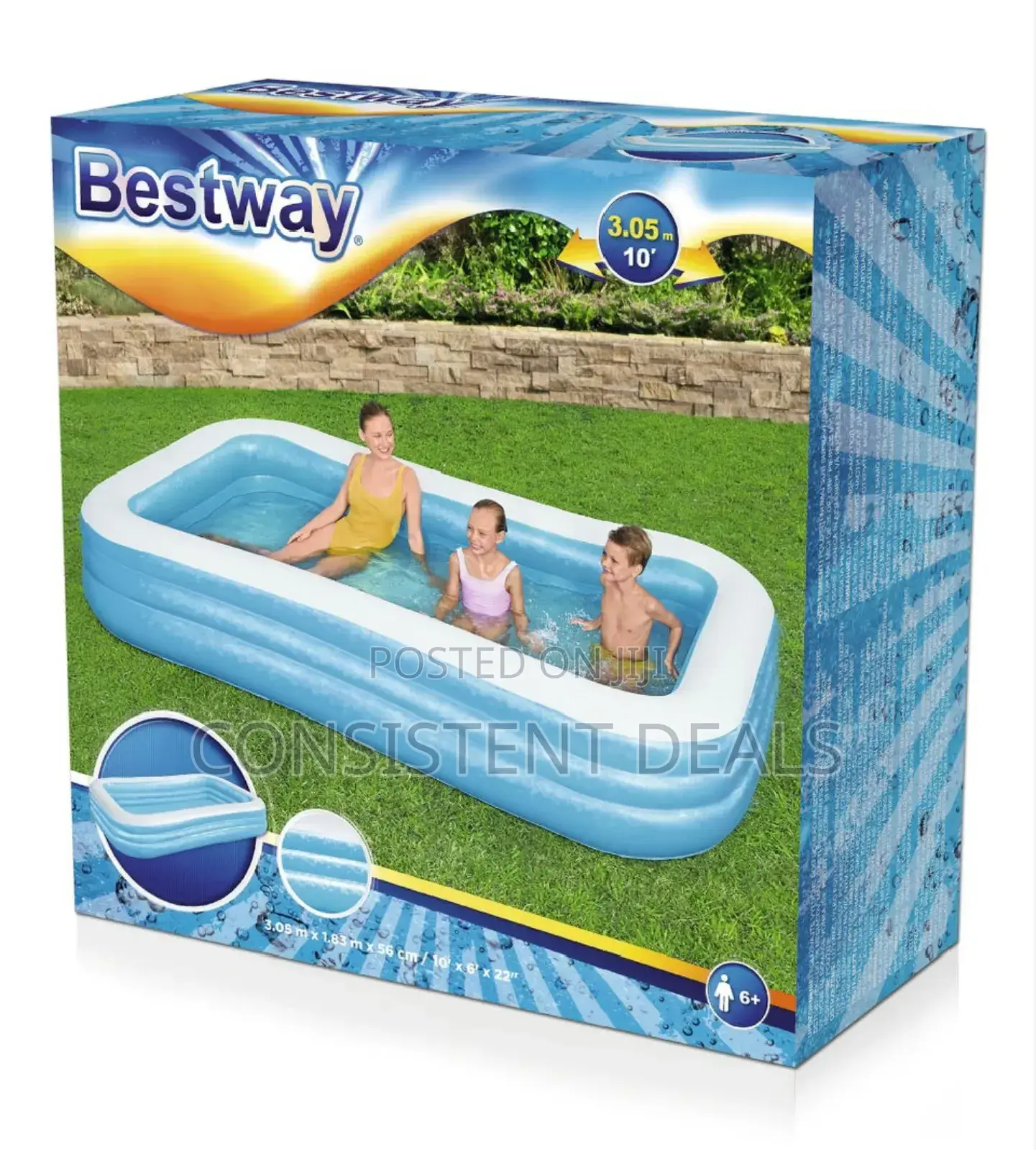 Bestway 3.05m 10" Inflatable Swimming Pools