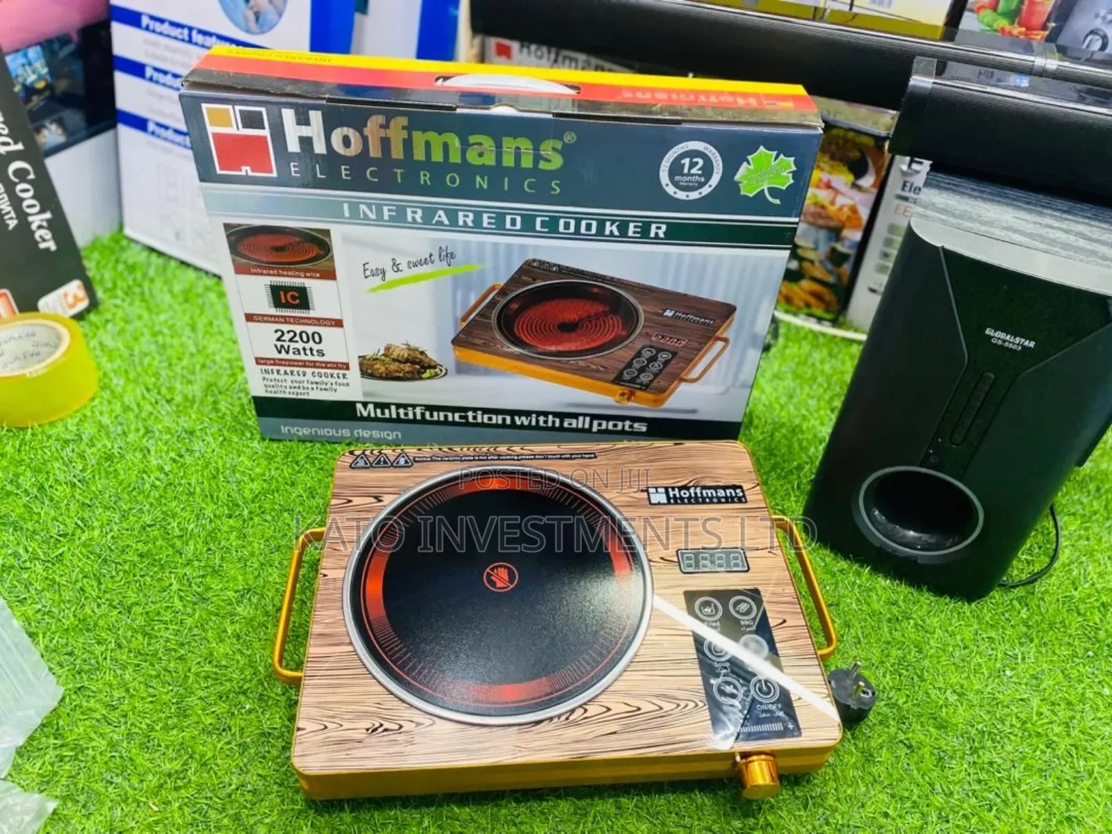 Hoffmans Single Hm-8090 Infra Red Cooker