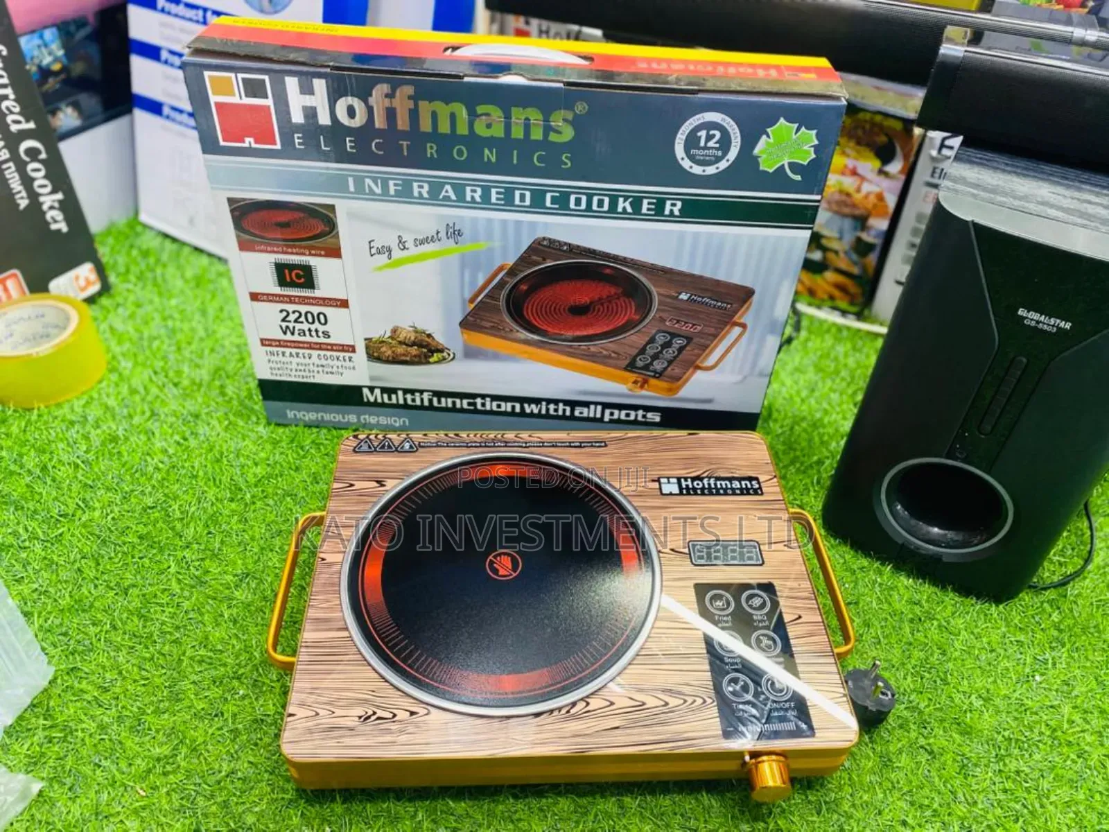 Hoffmans Single Hm-8090 Infra Red Cooker