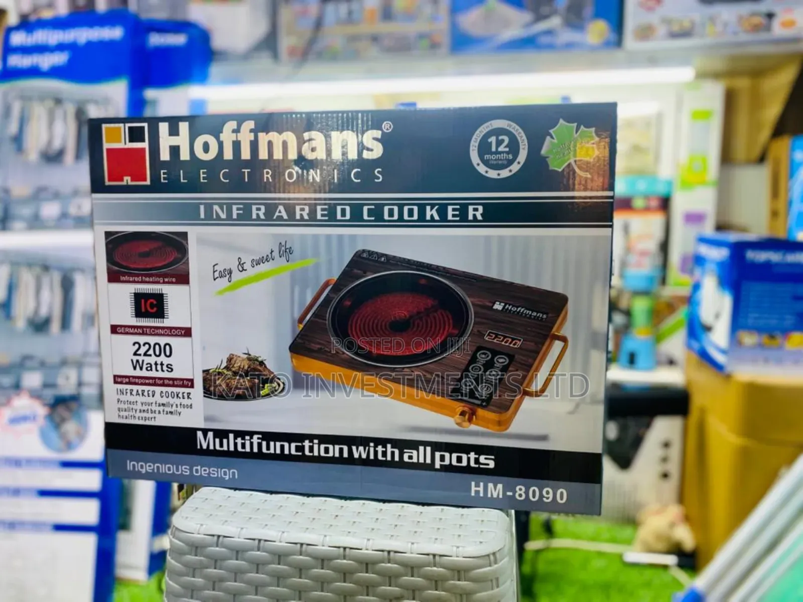 Hoffmans Single Hm-8090 Infra Red Cooker