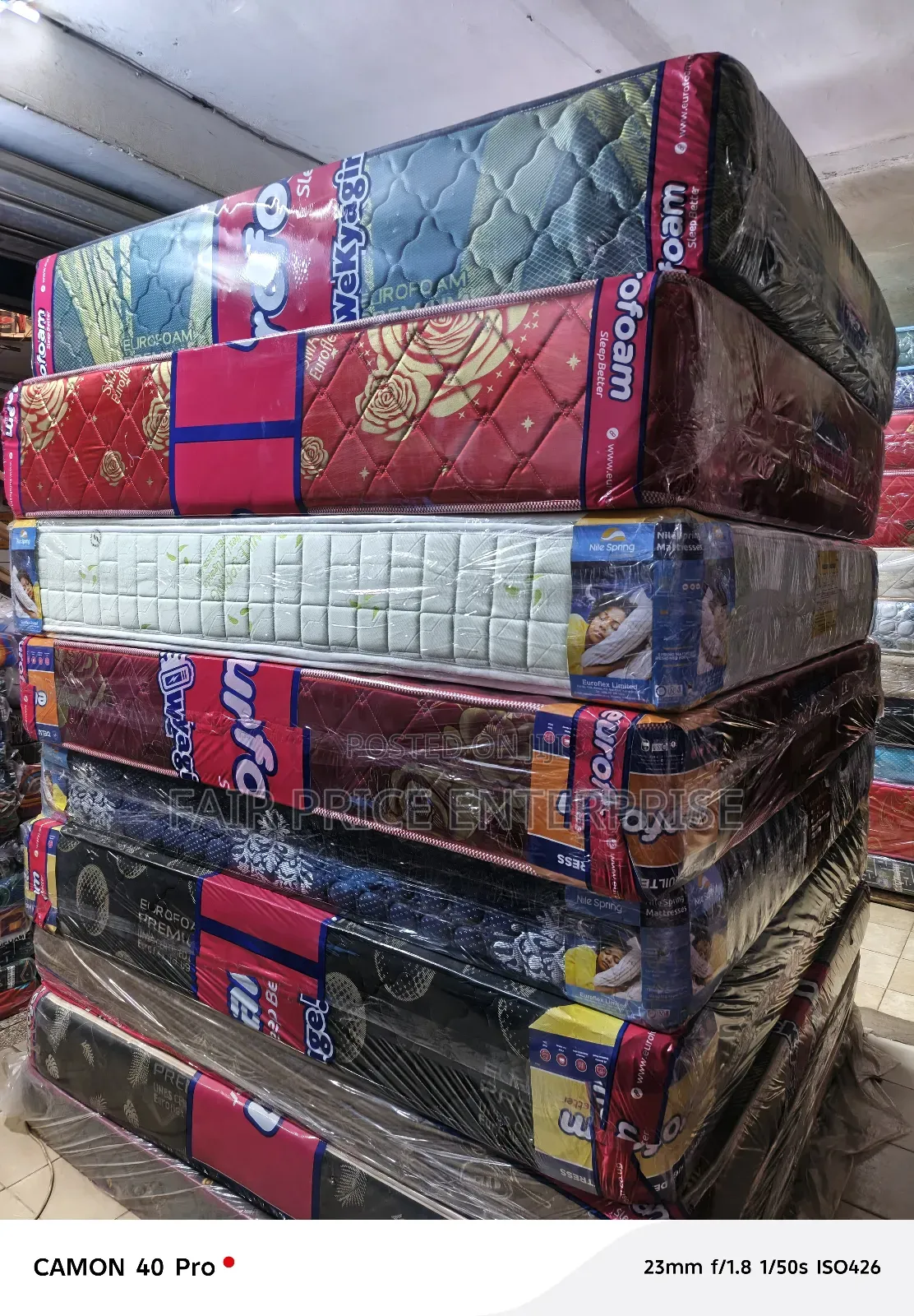 Euro Foam Mattresses 5x6 By8 Inches High Quality