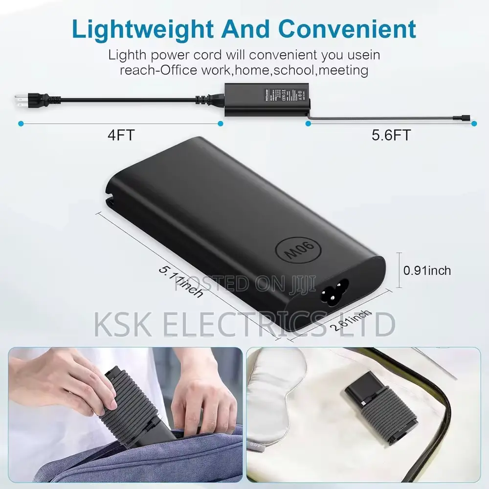 Laptop Charger 65w Watt Usb Type C Ac Power Adapter