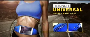 Waterproof Sports Gym Jogging Waist Belt Bag Case