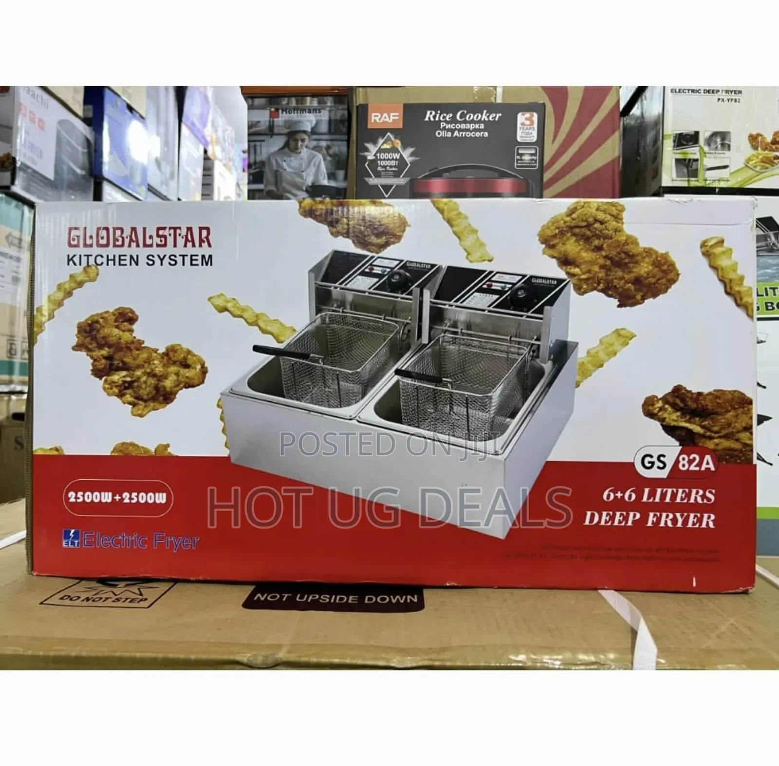 Globalstar 12l Electric Commercial Double Deep Fryer
