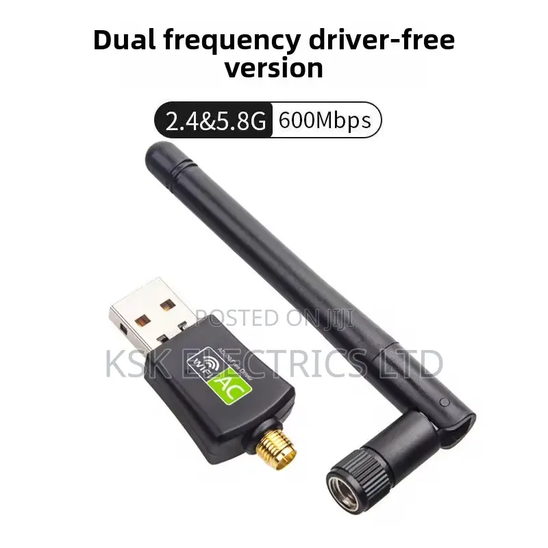 Mini 5g Network Card 600m Drive-Free External Usb Wifi Receiver Adapte
