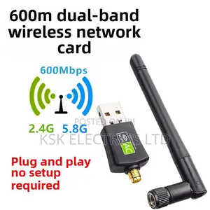 Mini 5g Network Card 600m Drive-Free External Usb Wifi Receiver Adapte
