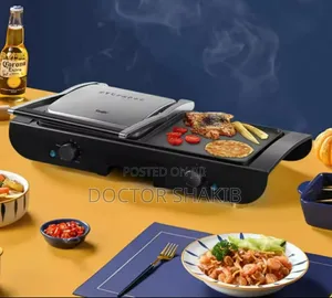 Quality Sonifer 2-in-1 Electric Grill With Both a Baking Plate