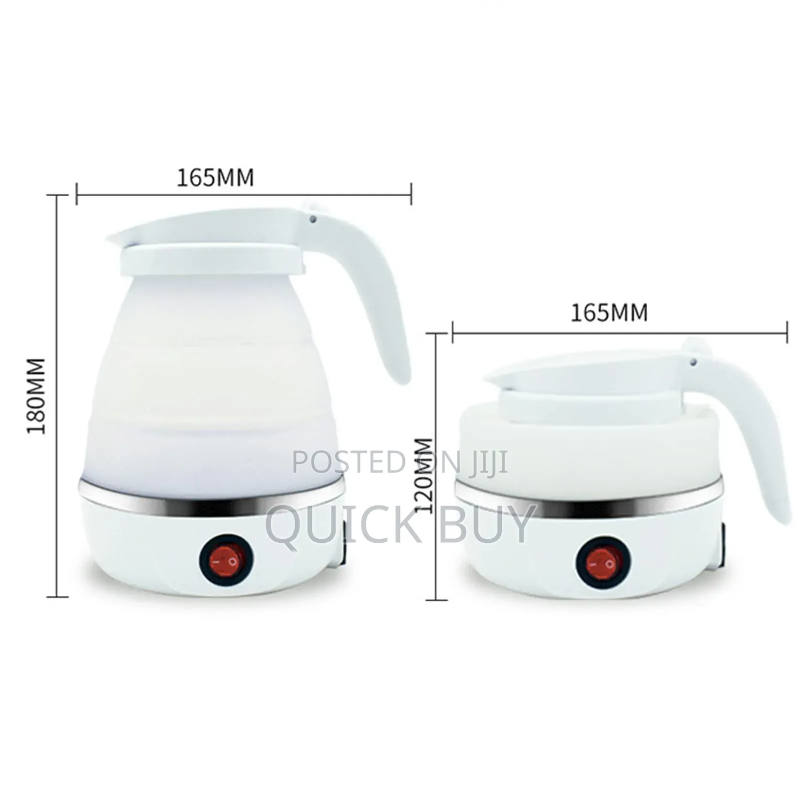Silicon Foldable Electric Travel Kettle.