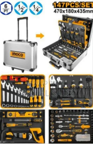 Ingco Hkthp21471 - 147 PCS Handtools Set - Orange