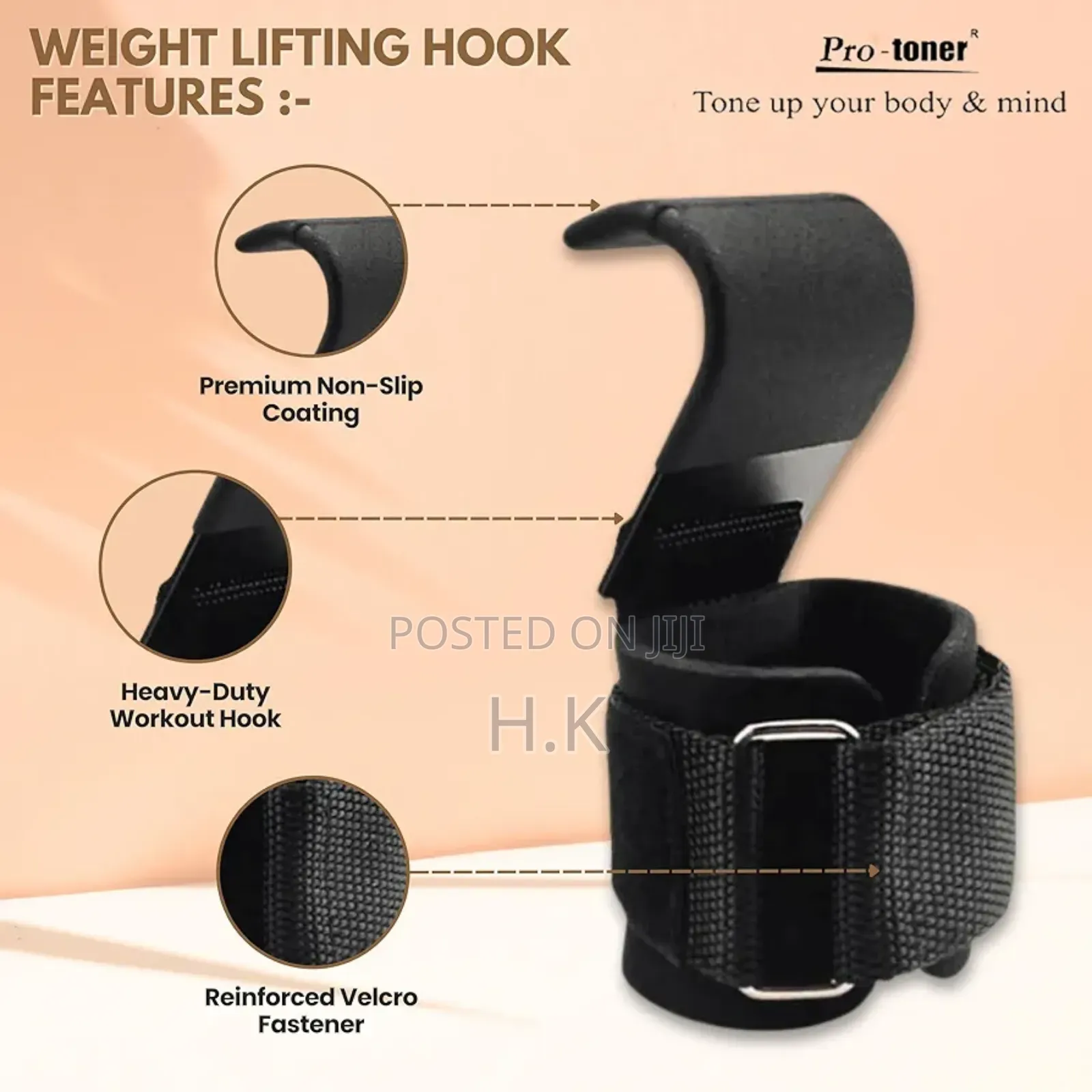 Power Weight Lifting/Dead Lifting, Cross-Training Premium Workout Hook